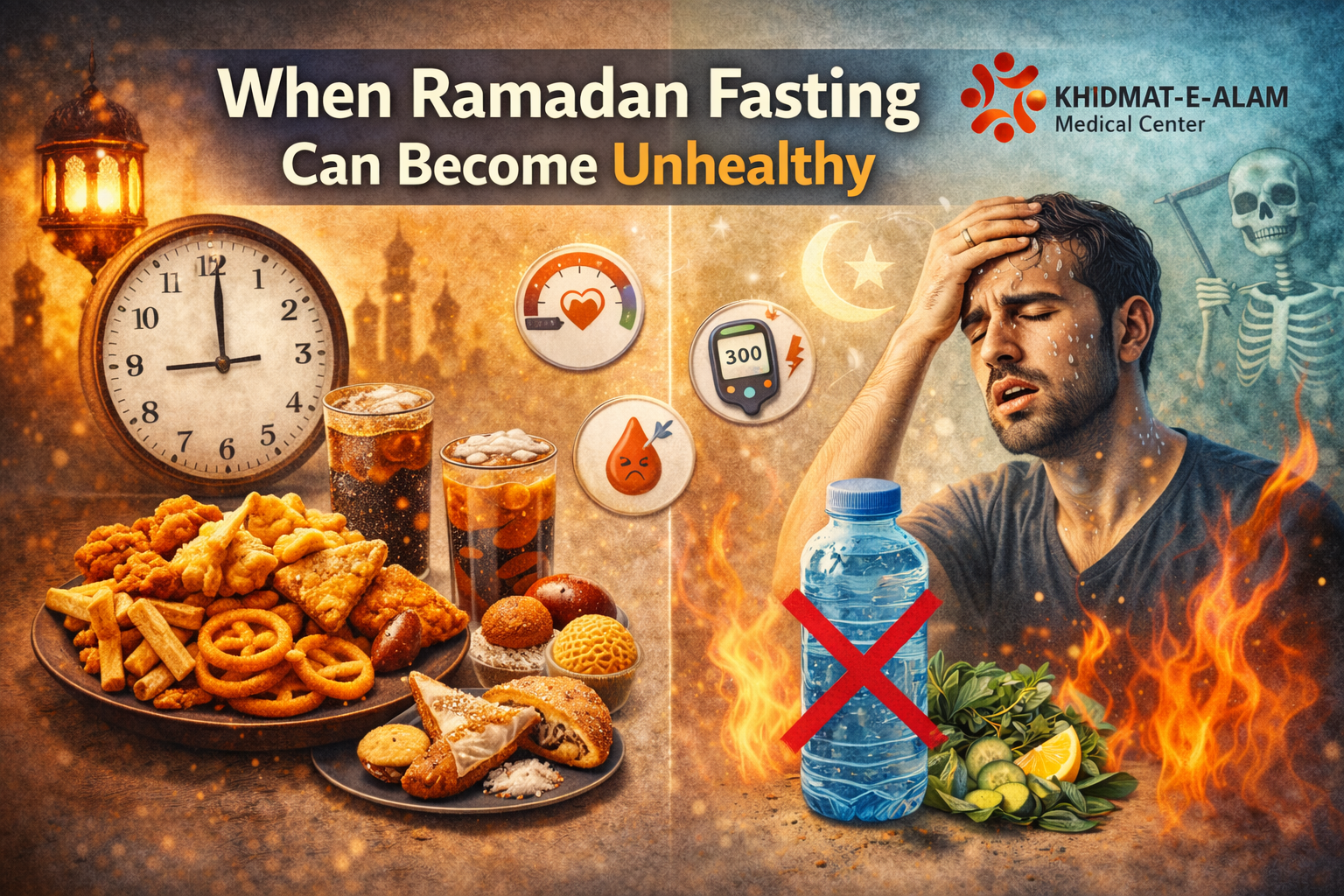 unhealthy diet in ramazan